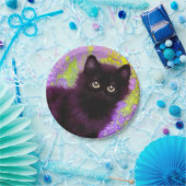 Gustav Klimt Black Kitten Pappteller (Party)