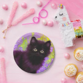 Gustav Klimt Black Kitten Pappteller (Party)