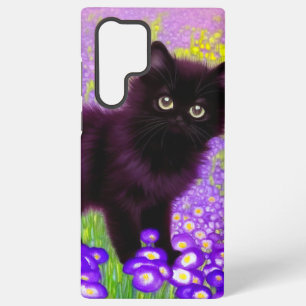 Gustav Klimt Black Kitten Samsung Galaxy Hülle