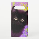 Gustav Klimt Black Kitten Samsung Galaxy S10  Hülle<br><div class="desc">Samsung Galaxy Case mit einem schwarzen Kätzchen von Gustav Klimt! Diese große mit Augen Schönheit Posen in einem grünen Feld von violetten Blumen. Ein nachdenkliches Geschenk für Katzenliebhaber und österreichische Kunstliebhaber!</div>