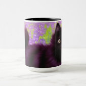 Gustav Klimt Black Kitten Tasse (Zentrum)