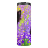 Gustav Klimt Black Kitten Thermosbecher (Rückseite)