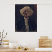 Gustav Klimt Blind Man Portrait Klassische Kunst Poster (Küche)