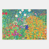 Gustav Klimt, Blume und Blüten Geschenkpapier Set (Vorderseite 3)