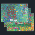 Gustav Klimt, Blume und Blüten Geschenkpapier Set<br><div class="desc">Gustav Klimt (14. Juli 1862 - 6. Februar 1918) war ein österreichischer symbolischer Maler und einer der prominentesten Mitglieder der Wiener Sezessionsbewegung. Klimt ist bekannt für seine Gemälde, Wandgemälde, Skizzen und andere Kunstobjekte. Neben seinen figurativen Werken, die Allegorien und Portraits enthalten, malte er Landschaften. Unter den Künstlern der Wiener Sezession...</div>