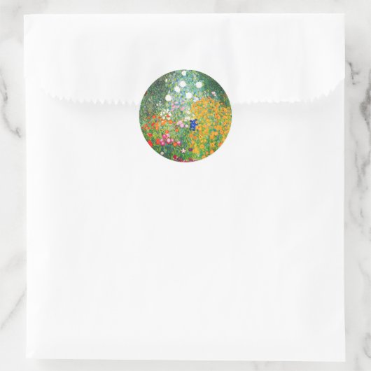 Gustav Klimt Blumen Garden Stickers (Tasche)