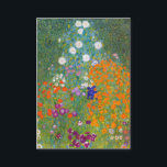 Gustav Klimt: Blumen-Garten Visitenkarte<br><div class="desc">Eine schöne klassische Geschäftskarte,  die einen bunten Blumengarten,  gemalt vom österreichischen Symbolistmaler Gustav Klimt kennzeichnet.</div>