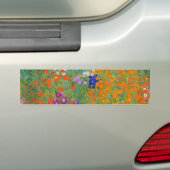 Gustav Klimt - Blumengarten Autoaufkleber (Auf Auto)