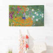 Gustav Klimt - Blumengarten Banner (Insitu)