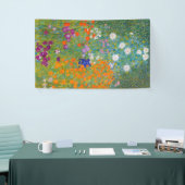 Gustav Klimt - Blumengarten Banner (Messeveranstaltung)