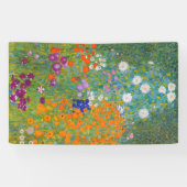 Gustav Klimt - Blumengarten Banner (Horizontal)