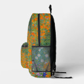 Gustav Klimt - Blumengarten Bedruckter Rucksack (Rechts)