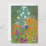 Gustav Klimt - Blumengarten Einladung<br><div class="desc">Blumengarten - Gustav Klimt 1905-1907</div>