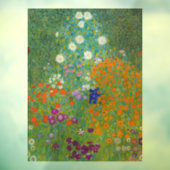 Gustav Klimt - Blumengarten Fensteraufkleber (Blatt 3)