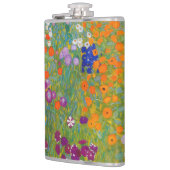 Gustav Klimt - Blumengarten Flachmann (Links)