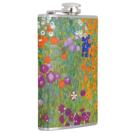 Gustav Klimt - Blumengarten Flachmann (Rechts)