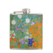 Gustav Klimt - Blumengarten Flachmann (Vorderseite)