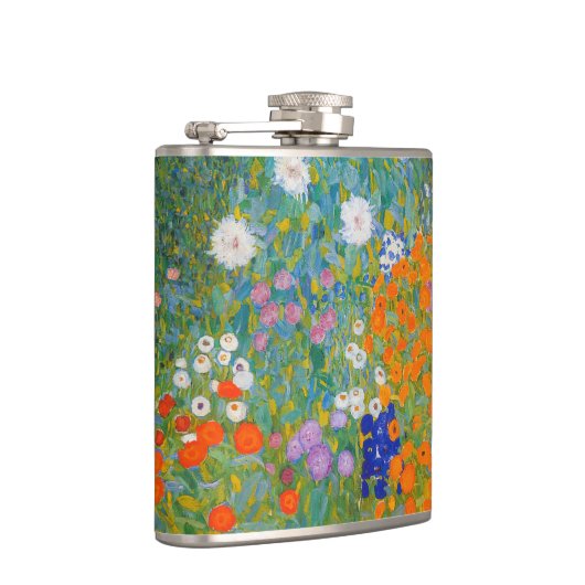 Gustav Klimt - Blumengarten Flachmann (Rechts)