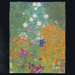 Gustav Klimt - Blumengarten Fleecedecke<br><div class="desc">Blumengarten - Gustav Klimt 1905-1907</div>