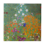 Gustav Klimt - Blumengarten Fliese<br><div class="desc">Blumengarten - Gustav Klimt 1905-1907</div>