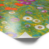 Gustav Klimt - Blumengarten Fotodruck (Ecke)
