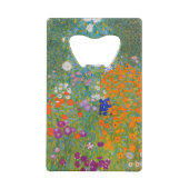 Gustav Klimt - Blumengarten Geldbeutel Flaschenöffner (Rückseite)