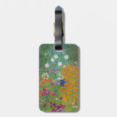 Gustav Klimt - Blumengarten Gepäckanhänger (Rückseite vertikal)