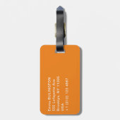 Gustav Klimt - Blumengarten Gepäckanhänger (Rückseite vertikal)