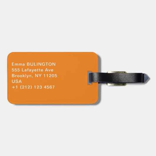 Gustav Klimt - Blumengarten Gepäckanhänger (Rückseite horizontal)