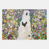 Gustav Klimt, Blumengarten Geschenkpapier Set (Vorderseite 2)
