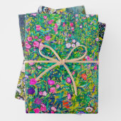 Gustav Klimt, Blumengarten Geschenkpapier Set (Beispiel)