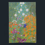 Gustav Klimt - Blumengarten Geschirrtuch<br><div class="desc">Blumengarten - Gustav Klimt 1905-1907</div>