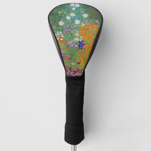 Gustav Klimt - Blumengarten Golf Headcover (Vorderseite)