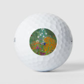 Gustav Klimt - Blumengarten Golfball (Vorderseite)