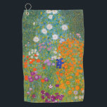 Gustav Klimt - Blumengarten Golfhandtuch<br><div class="desc">Blumengarten - Gustav Klimt 1905-1907</div>