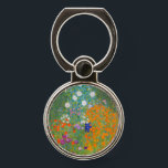 Gustav Klimt - Blumengarten Handy Ring<br><div class="desc">Blumengarten - Gustav Klimt 1905-1907</div>
