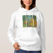 Gustav Klimt - Blumengarten Hoodie (Vorderseite)