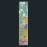 Gustav Klimt - Blumengarten Kurzer Tischläufer<br><div class="desc">Blumengarten - Gustav Klimt 1905-1907</div>