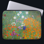 Gustav Klimt - Blumengarten Laptopschutzhülle<br><div class="desc">Blumengarten - Gustav Klimt 1905-1907</div>