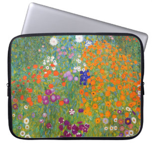 Gustav Klimt: Blumengarten Laptopschutzhülle