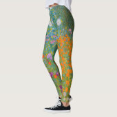 Gustav Klimt - Blumengarten Leggings (Links)