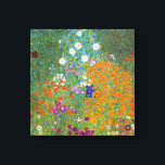 Gustav Klimt - Blumengarten Leinwanddruck<br><div class="desc">Blumengarten - Gustav Klimt 1905-1907</div>