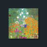 Gustav Klimt - Blumengarten Leinwanddruck<br><div class="desc">Blumengarten - Gustav Klimt 1905-1907</div>
