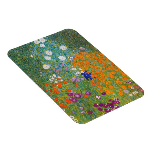 Gustav Klimt - Blumengarten Magnet (Rechte Seite)