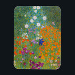 Gustav Klimt - Blumengarten Magnet<br><div class="desc">Blumengarten - Gustav Klimt 1905-1907</div>