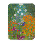 Gustav Klimt - Blumengarten Magnet (Vertikal)