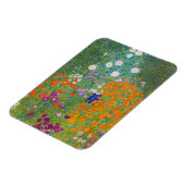 Gustav Klimt - Blumengarten Magnet (Linke Seite)