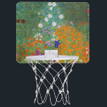 Gustav Klimt - Blumengarten Mini Basketball Netz<br><div class="desc">Blumengarten - Gustav Klimt 1905-1907</div>