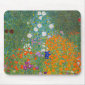 Gustav Klimt - Blumengarten Mousepad (Vorne)