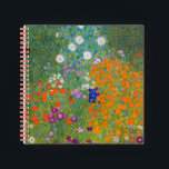 Gustav Klimt - Blumengarten Notizblock<br><div class="desc">Blumengarten - Gustav Klimt 1905-1907</div>